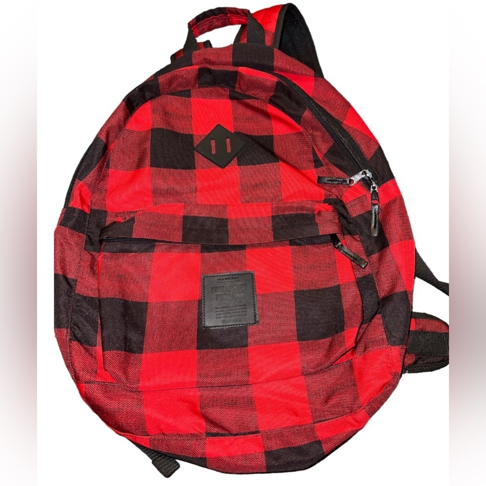 H&M- Lumberjack Plaid Backpack- GUC 🎒​
